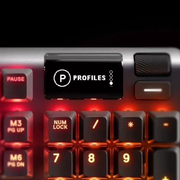 Ігрова клавіатура SteelSeries Apex 7 Blue Switch (Black) (EU)