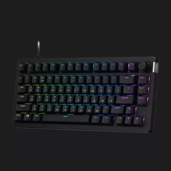 Клавіатура HyperX Alloy Rise 75 PBT HX Red USB (Black) (EU)