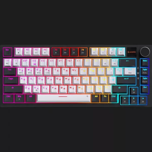 Клавіатура GamePro Asgard Valhalla Pro 75% Rainy switches (White) (UA)