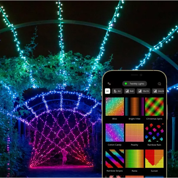 Гірлянда Smart LED Twinkly Dots Lights RGB 200 IP44 10м