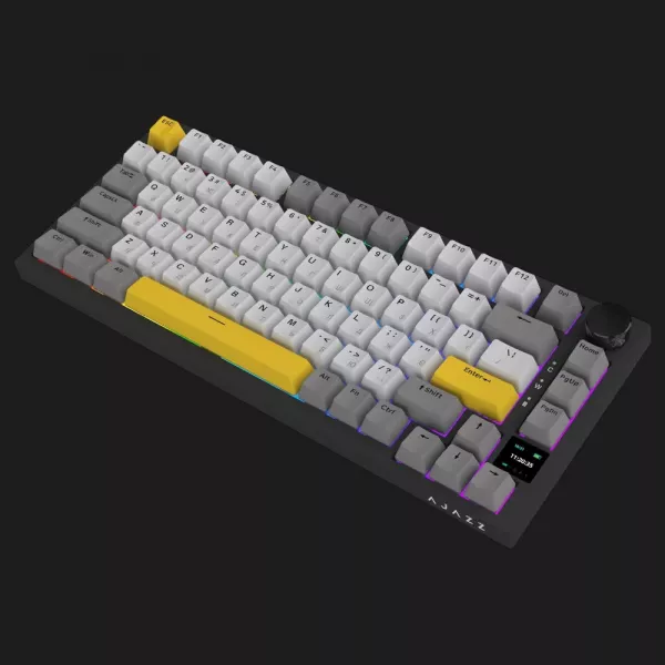 Клавіатура ігрова Ajazz AK820 PRO Flying Fish Switches (Black) (AK820PRO-FF-BGY) (UA)