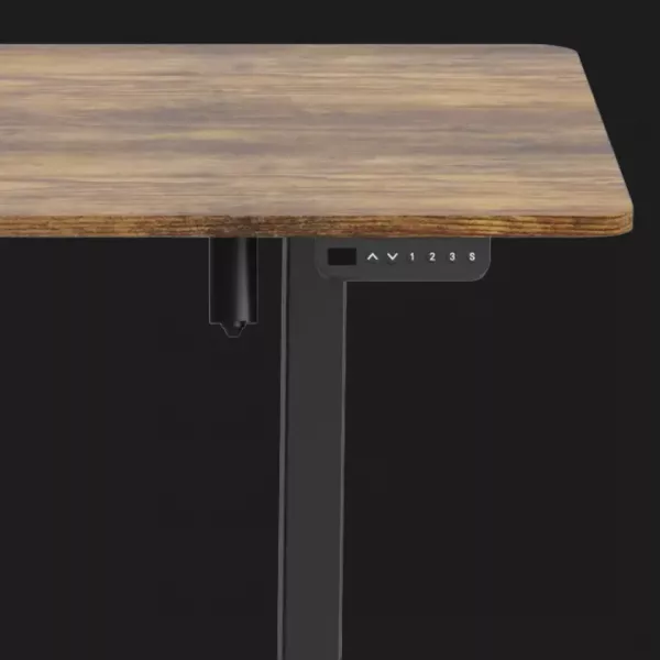 Комп'ютерний стіл OfficePro ODE1670DW (Dark Wood/Black) (UA)