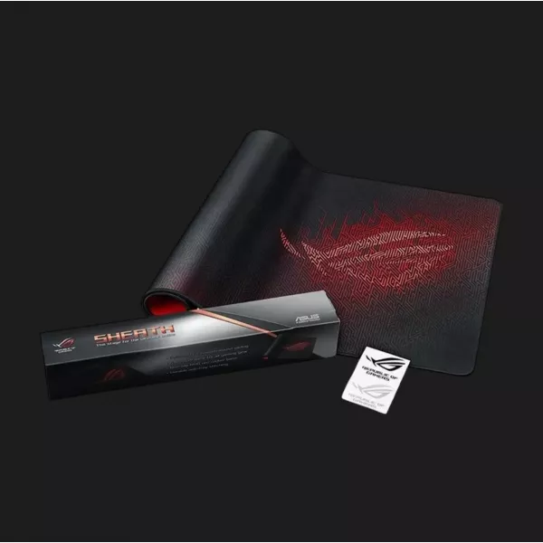 Ігрова поверхня ASUS ROG Sheath, Black Box, XXL (90MP00K1-B0UC00)  (Black/Red) (UA)