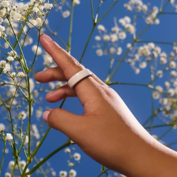 Смарт-кільце Oura Ring 4 Ceramic Cloud Size 11