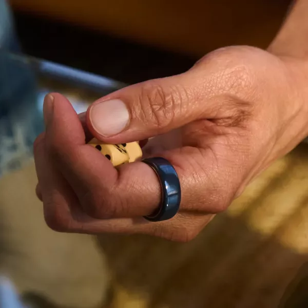 Смарт-кільце Oura Ring 4 Ceramic Midnight Size 8