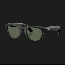 Смарт-окуляри Ray-Ban Meta Headliner (Gen 2) Low Bridge Fit (Shiny Black/G-15 Green) (RW4013F 601/71 51-23) (M)