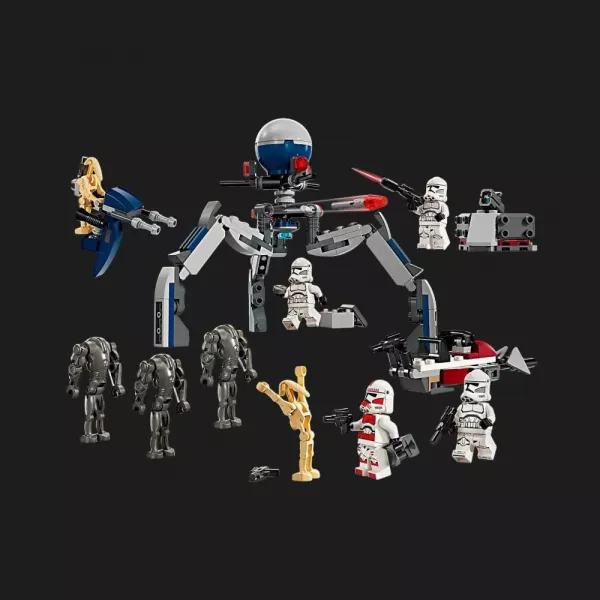Конструктор LEGO Star Wars Клони-піхотинці й Бойовий дроїд. Бойовий набір (75372)