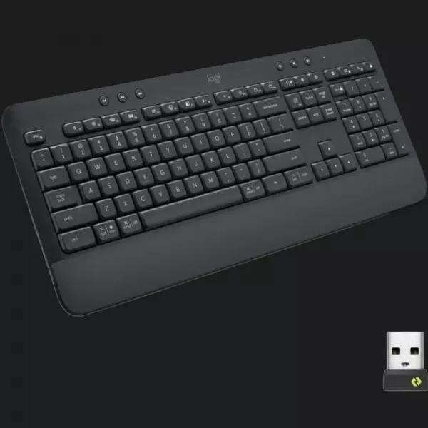 Клавiатура бездротова Logitech Signature K650 USB (Graphite) (UA)