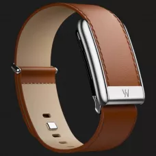 Ремінець Whoop LeatherLuxe Band Straight для Whoop 5.0 (Chestnut/Cream with Titanium) (Size L)
