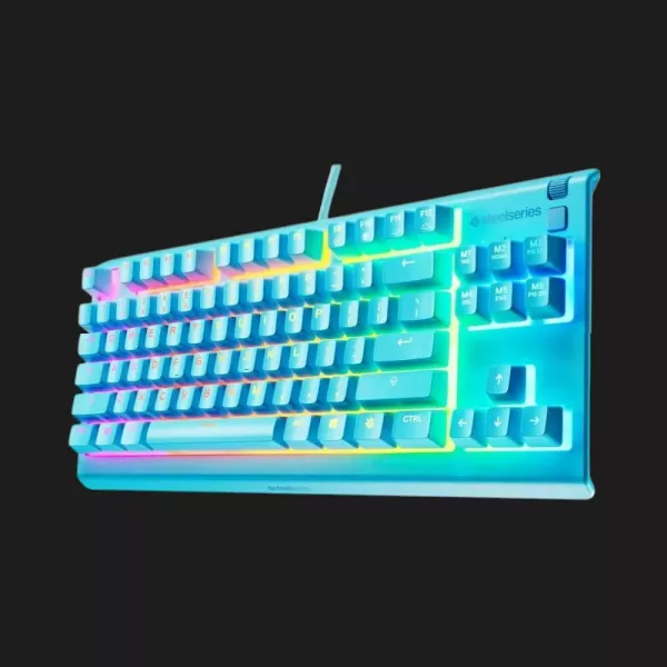 Ігрова клавіатура SteelSeries Apex 3 TKL (UA) (Aqua)
