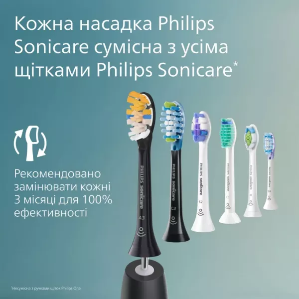 Зубна електрощітка Philips Sonicare series 3100 (Black)