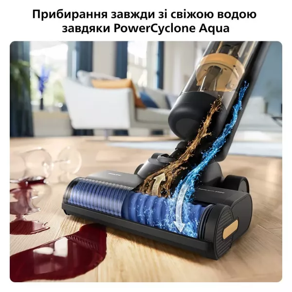 Акумуляторний пилосос Philips AquaTrio XW7264/10