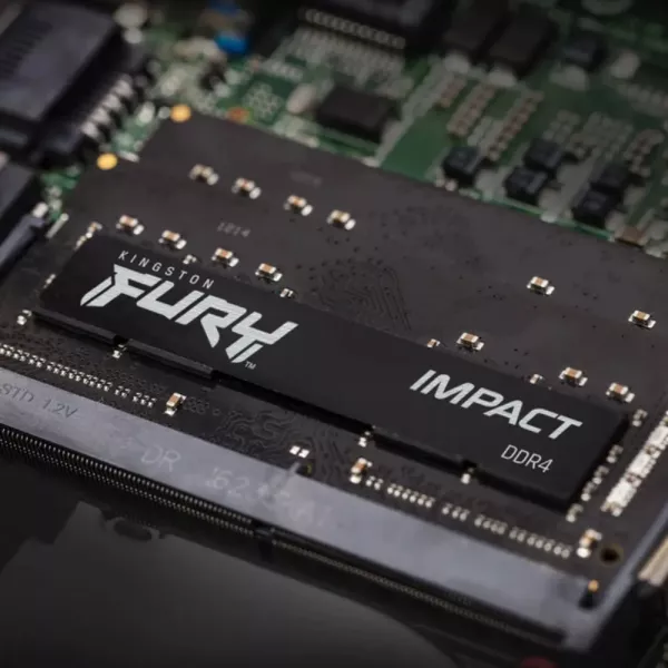 Оперативна памʼять Kingston Fury Impact SO-DIMM DDR4 16GB 1x16GB 3200MHz (KF432S20IB/16)