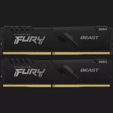 Оперативна памʼять Kingston Fury Beast DDR4 16GB 2x8GB 3200MHz (KF432C16BBK2/16WP)