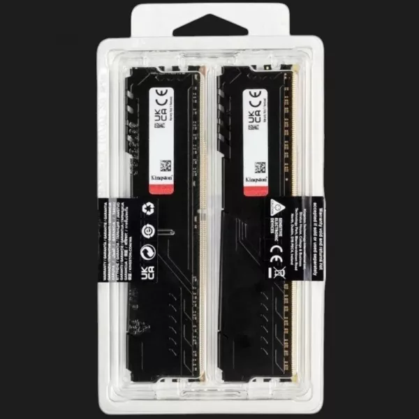 Оперативна памʼять Kingston Fury Beast DDR4 16GB 2x8GB 3200MHz (KF432C16BBK2/16WP)