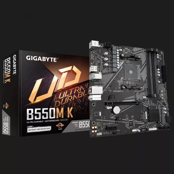 Материнська плата GIGABYTE B550M K (B550M K)