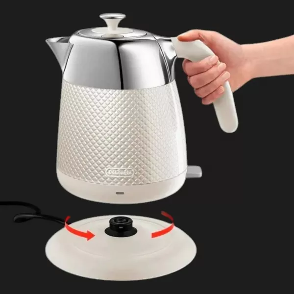 Електрочайник DeLonghi KBL 2001 W (Luminosa)