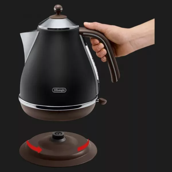 Електрочайник DeLonghi Icona Vintage KBOV 2001 BK