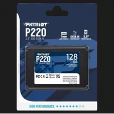 Накопичувач SSD Patriot P220 128GB SATA (P220S128G25)