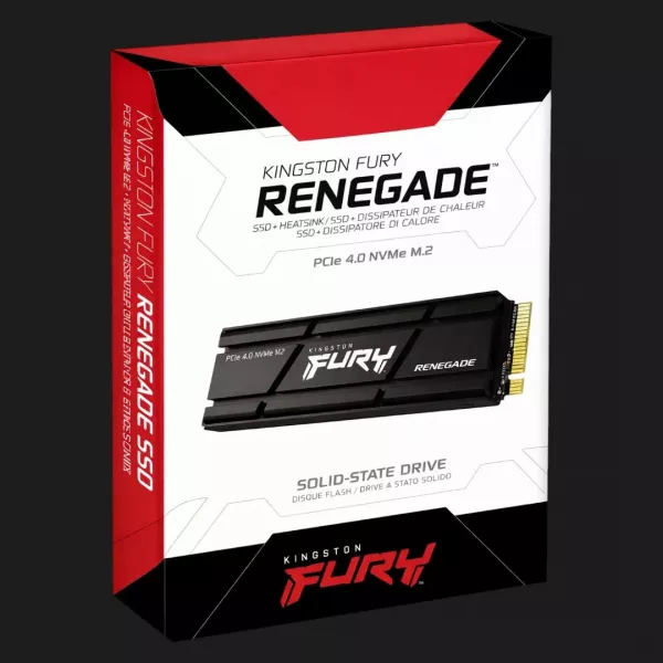 Накопичувач SSD Kingston Fury Renegade 1TB NVMe PCIe 4.0 (SFYRSK/1000G)