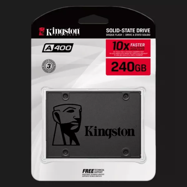 Накопичувач SSD Kingston A400 240GB SATA (SA400S37/240G)