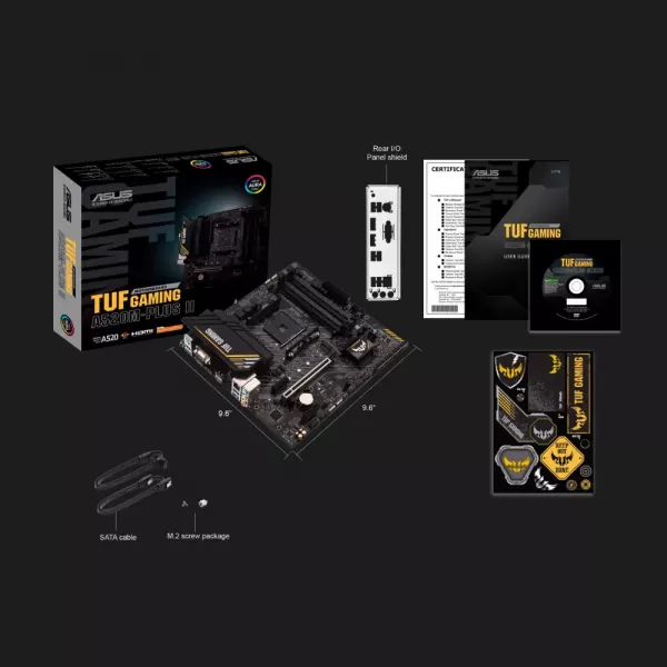 Материнська плата ASUS TUF GAMING A520M-PLUS II (90MB17G0-M0EAY0)