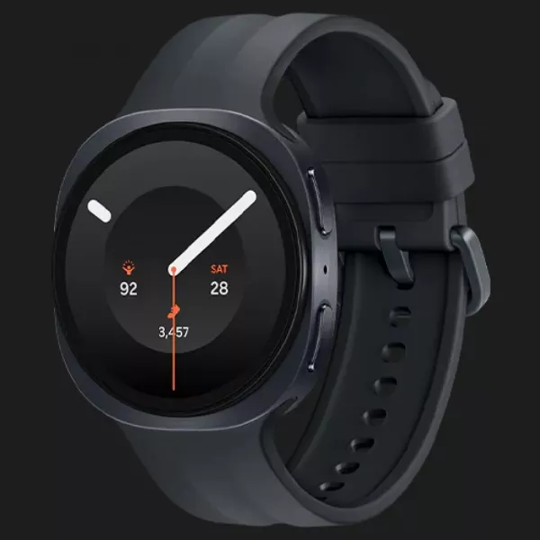 Смарт-годинник Samsung Galaxy Watch 9 44mm Graphite with Black Sport Band (Standard)