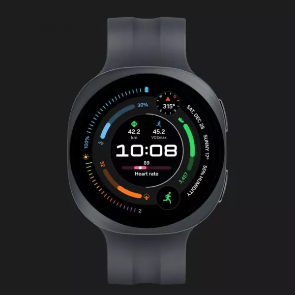 Смарт-годинник Samsung Galaxy Watch 9 44mm Graphite with Black Sport Band (Standard)