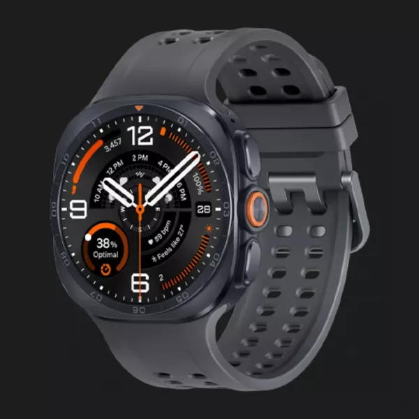 Смарт-годинник Samsung Galaxy Watch Ultra 2 47mm Titanium Gray LTE with Black Marine Band (SM-L715FZKA) (Standard)