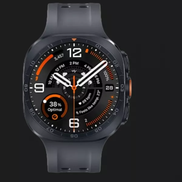 Смарт-годинник Samsung Galaxy Watch Ultra 2 47mm Titanium Gray LTE with Black Marine Band (SM-L715FZKA) (Standard)
