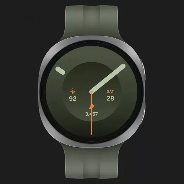 Смарт-годинник Samsung Galaxy Watch 9 44mm Silver with Olive Sport Band (SM-L350NZSA) (Standard)