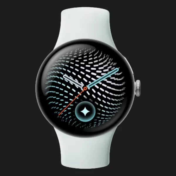 Смарт-годинник Google Pixel Watch 5 41mm Wi-Fi Polished Silver Aluminum Case / Fog Active Band