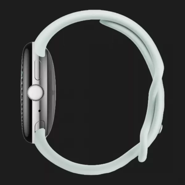 Смарт-годинник Google Pixel Watch 5 41mm Wi-Fi Polished Silver Aluminum Case / Fog Active Band