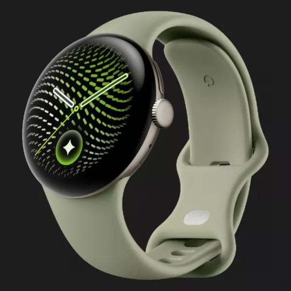 Смарт-годинник Google Pixel Watch 5 41mm LTE Satin Pyrite Aluminum Case / Olive Active Band