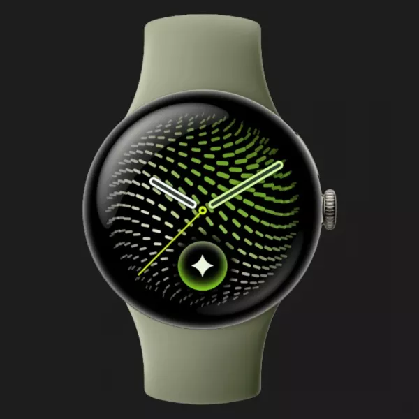 Смарт-годинник Google Pixel Watch 5 41mm LTE Satin Pyrite Aluminum Case / Olive Active Band