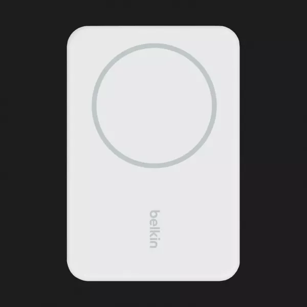 Безпровідний повербанк Power Bank Belkin MagSafe Wireless with Stand (5000mAh) (White)
