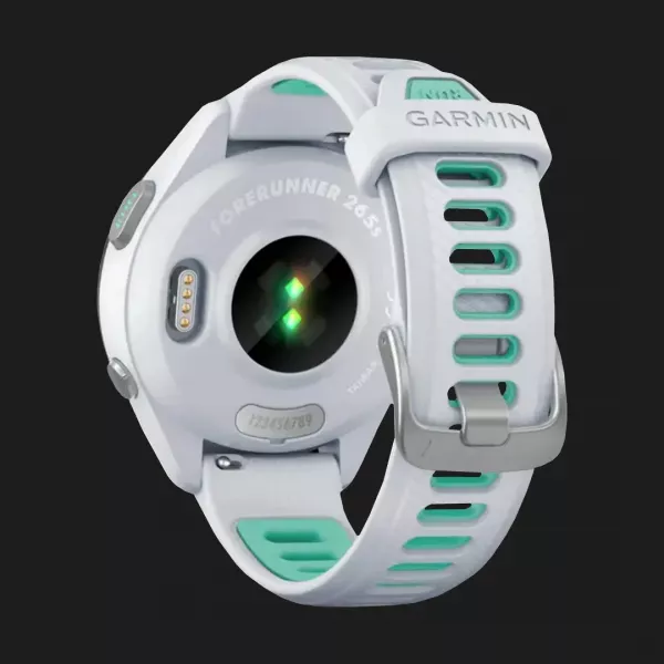 Garmin Forerunner 265S Black Bezel, Whitestone Case, Whitestone/Neo Tropic Silicone Band