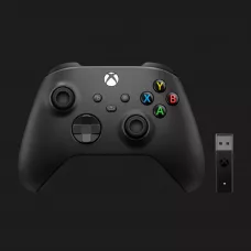 Геймпад Microsoft Xbox Series X/S Wireless Controller Carbon Black + Wireless Adapter