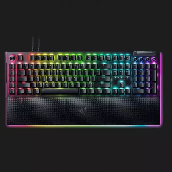 Клавіатура ігрова Razer BlackWidow V4 PRO Wireless Yellow Switch (Black) (RZ03-04681800-R3M1) (UA)