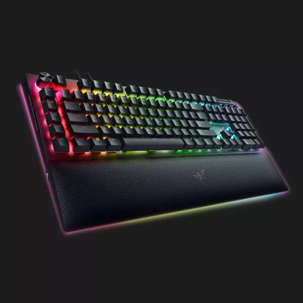 Клавіатура ігрова Razer BlackWidow V4 PRO Wireless Yellow Switch (Black) (RZ03-04681800-R3M1) (UA)