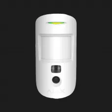 Датчик руху з камерою Ajax MotionCam, PhOD, бездротовий, Jeweller, (White)