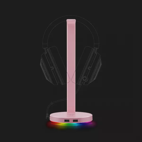 Підставка для навушників Razer Base Station V2 Chroma (Quartz) (RC21-01510200-R3M1) (UA)