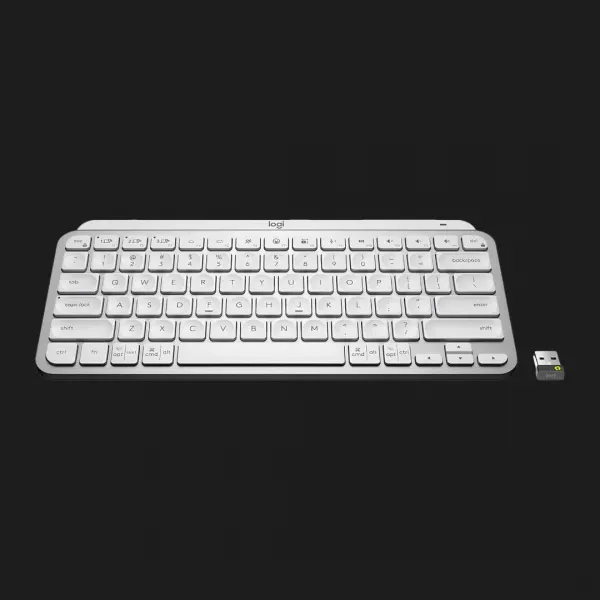 Клавіатура бездротова Logitech MX Keys Mini Wireless Illuminated UA (Pale Gray) (UA)