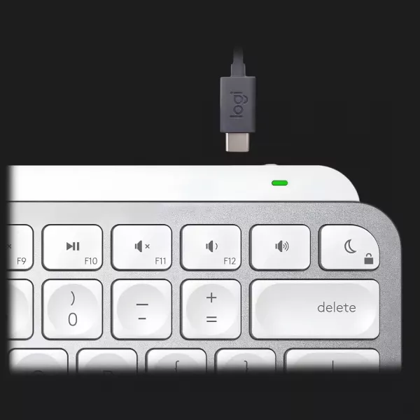 Клавіатура бездротова Logitech MX Keys Mini Wireless Illuminated UA (Pale Gray) (UA)