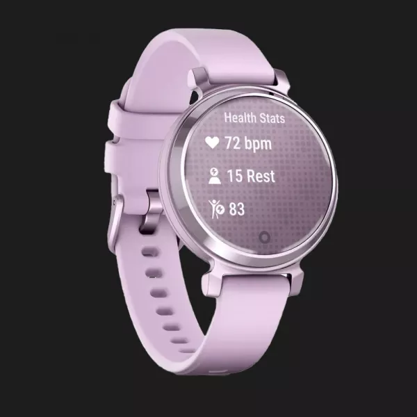 Garmin Lily 2 Metallic Lilac with Lilac Silicone Band