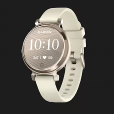 Garmin Lily 2 Cream Gold with Coconut Silicone Band