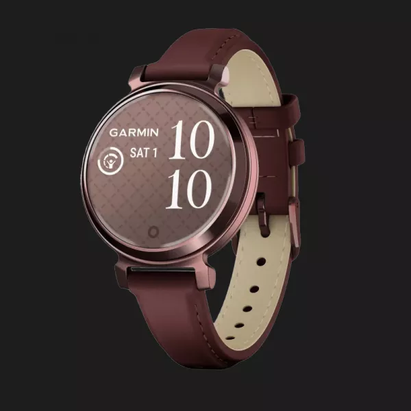 Garmin Lily 2 Classic Dark Bronze with Mulberry Leather Band