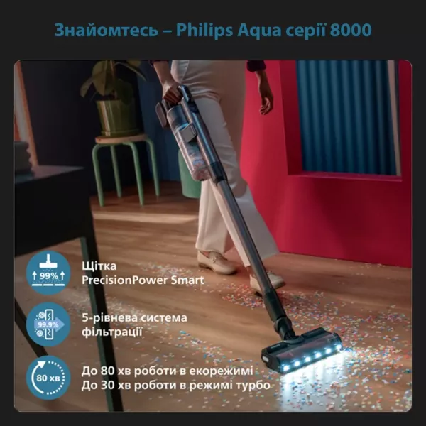 Пилосос Philips 8000 Series Aqua Plus