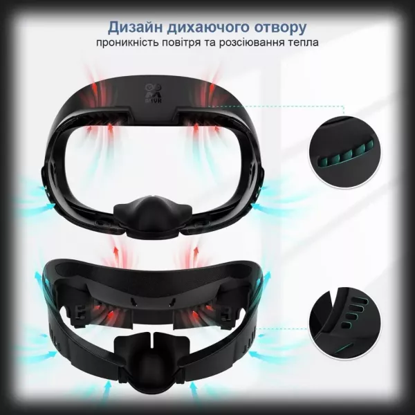 Лицьова накладка AMVR 4 в 1 для Meta Quest 3