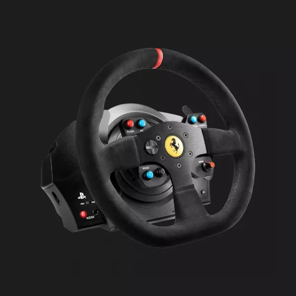 Комплект (кермо, педалі) Thrustmaster T300 RS Ferrari Integral RW Alcantara edition PS5/PC/PS4 (Black) (EU)